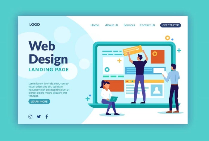 Contoh desain web teknologi